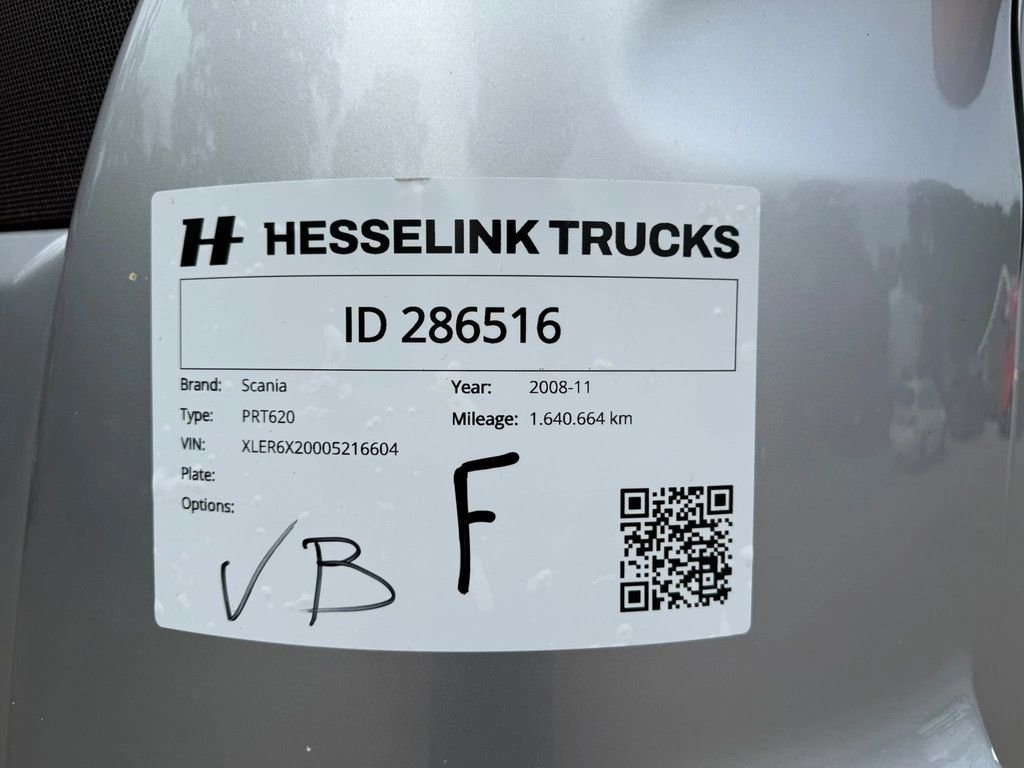 Scania R620-V8 Machinery Transport - Schuifplatteau, Body 3 year old