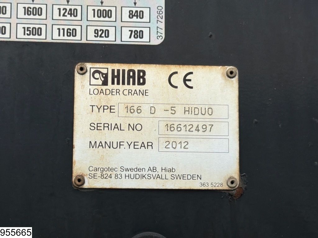 DAF CF 300 EURO 5, HIAB, Remote, Manual