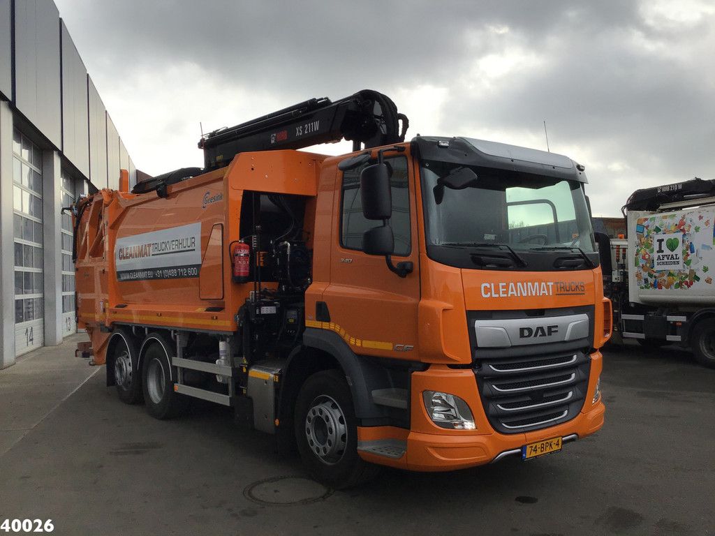 DAF FAN CF 340 Hiab 21 Tonmeter laadkraan