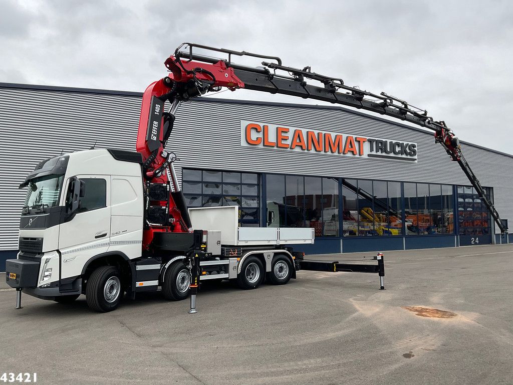 Volvo FH 540 Effer 145 Tonmeter laadkraan + Fly-Jib! Trekker met Ballastbak! NEW AND UNUSED!