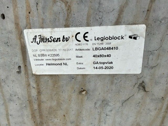 2020 Jansen GA Top Surface Legio Block (20x)