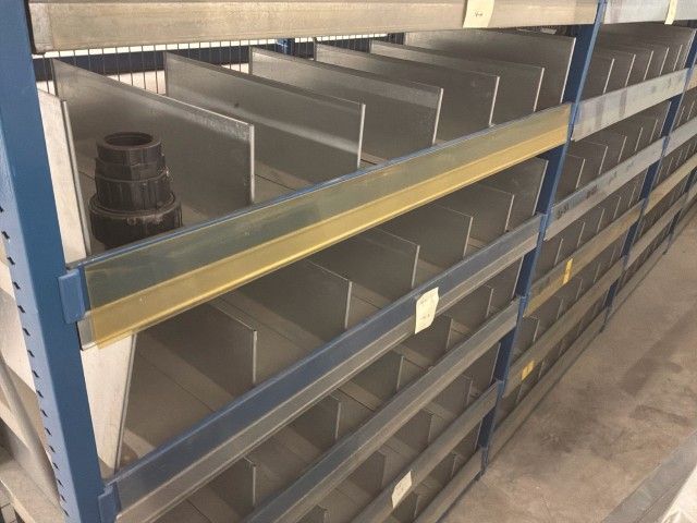 Double-sided shelving unit