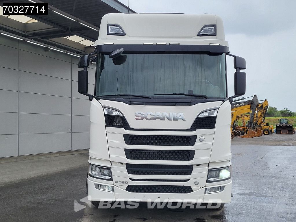 Scania R R580 8X4 8x4 chassis Lift+Steering axle Full Air suspension Retarder Automatic Euro 6