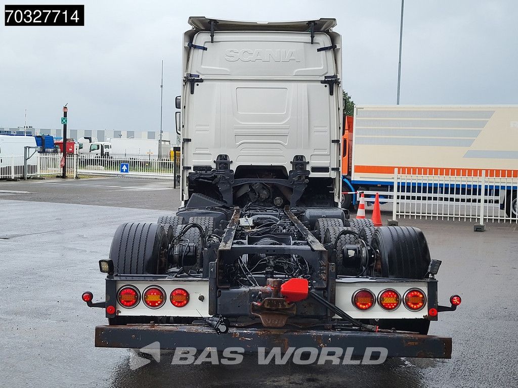 Scania R R580 8X4 8x4 chassis Lift+Steering axle Full Air suspension Retarder Automatic Euro 6