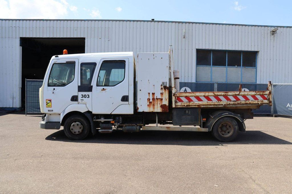 Renault Midlum 150 dCi Diesel 150 PS Kipper, Baujahr 2001, mit Doppelkabine