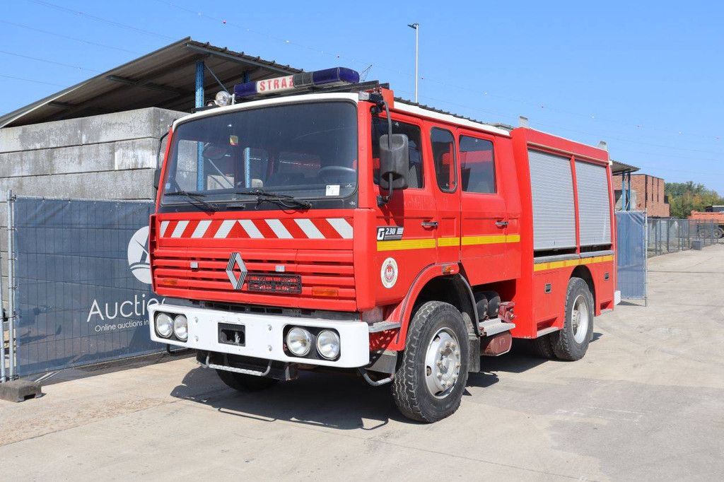 Renault G 230 Manager Diesel 230hp Fire Truck 1993