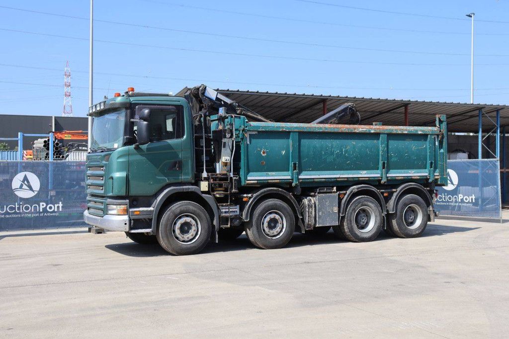 Scania G 380 Diesel-Kipper, 380 PS, Baujahr 2009, mit Kran