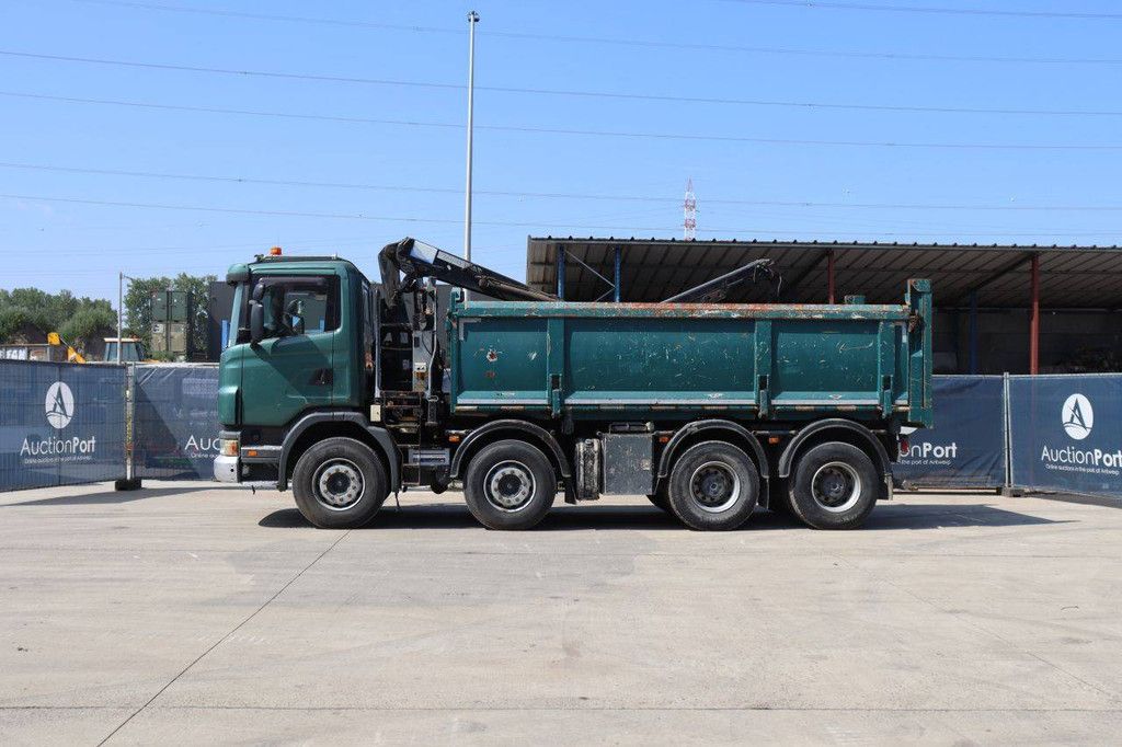 Scania G 380 Diesel-Kipper, 380 PS, Baujahr 2009, mit Kran