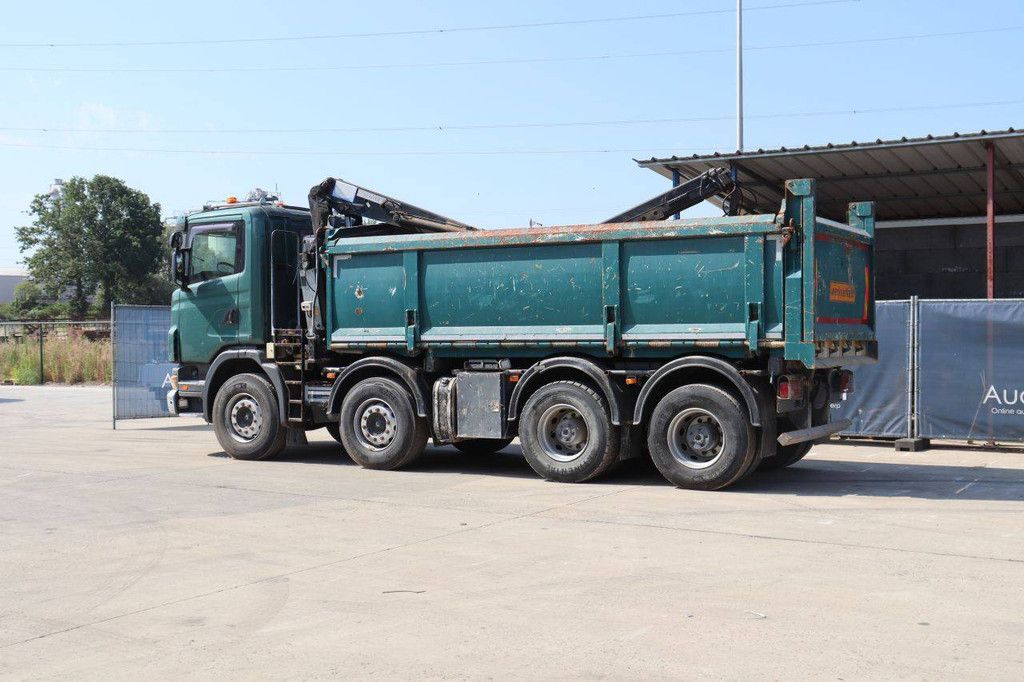Scania G 380 Diesel-Kipper, 380 PS, Baujahr 2009, mit Kran