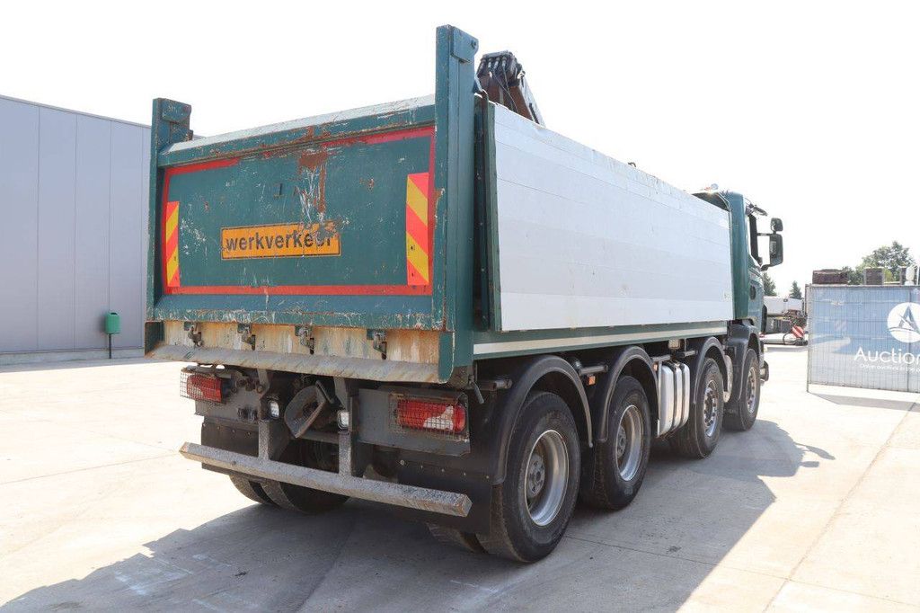 Scania G 380 Diesel-Kipper, 380 PS, Baujahr 2009, mit Kran
