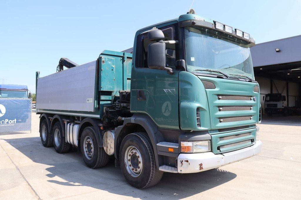 Scania G 380 Diesel-Kipper, 380 PS, Baujahr 2009, mit Kran