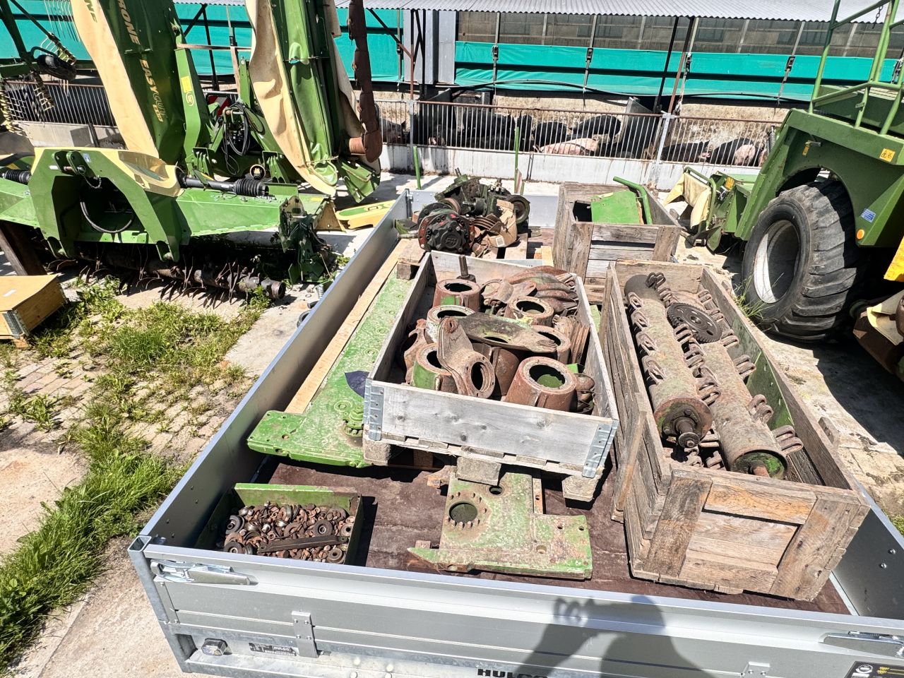 Krone Big M onderdelen maaibalk rijmotor tandwielkast