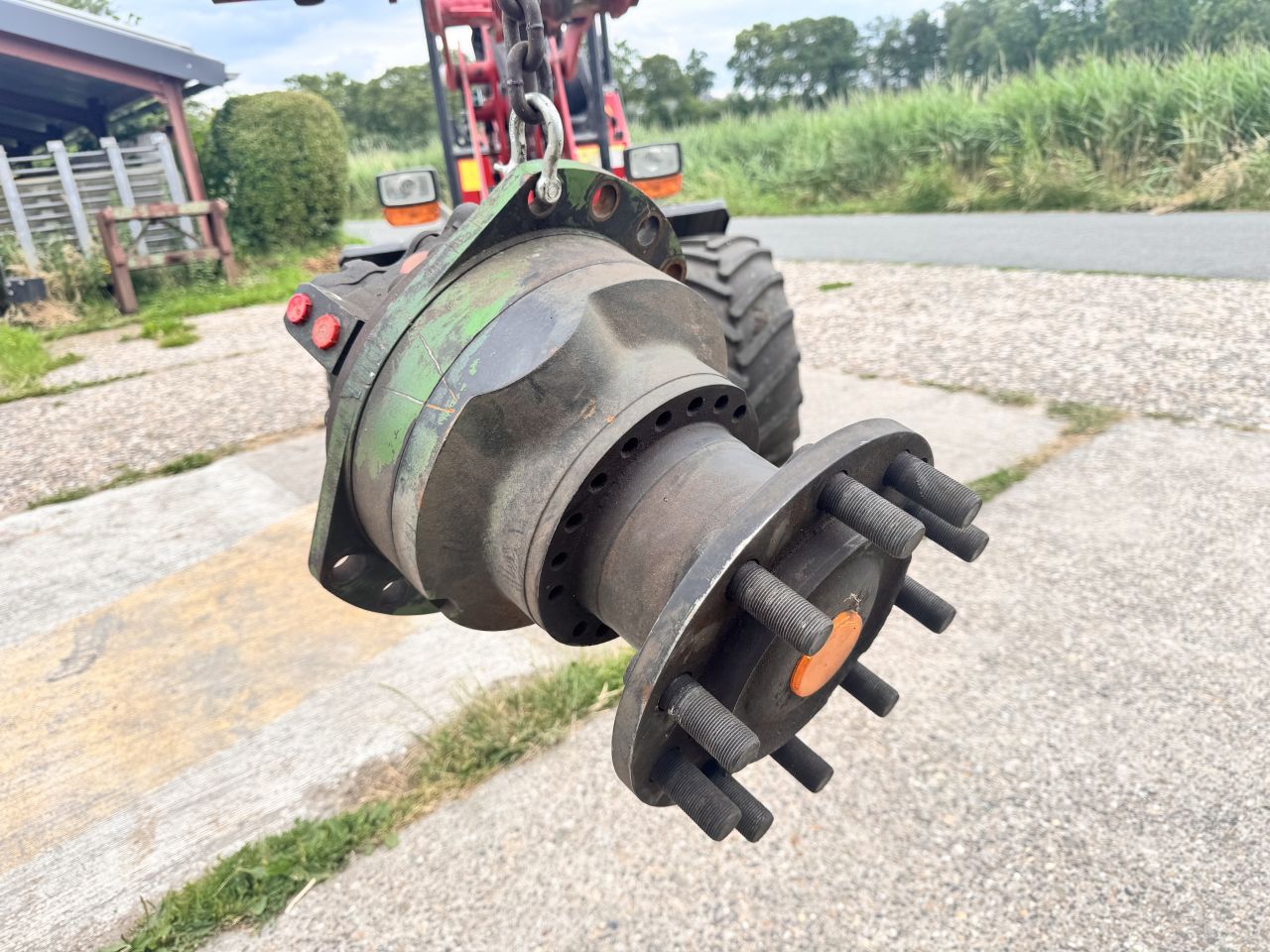 Krone Big M onderdelen maaibalk rijmotor tandwielkast