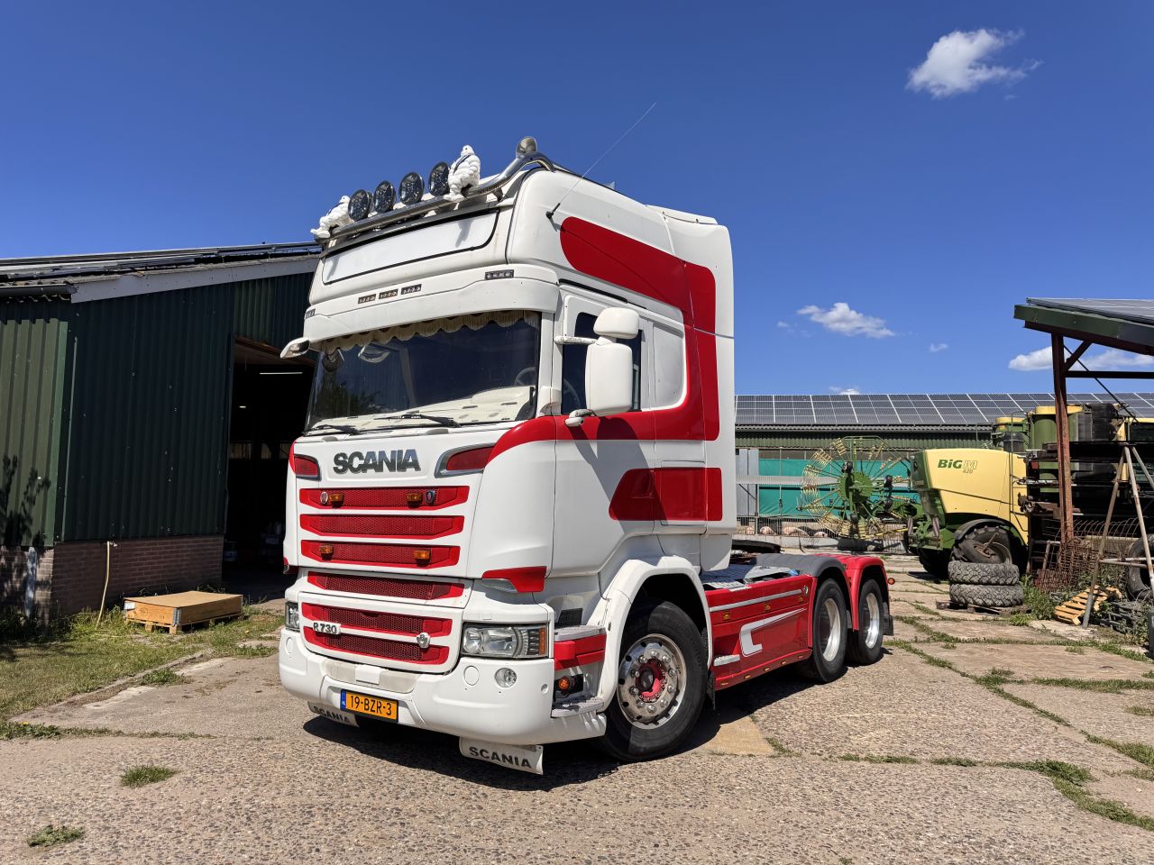 Scania R730 V8 6x2 PTO hydro Full air