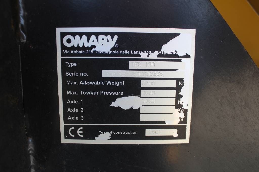 Omarv Ter 190 maai-laadcombinatie