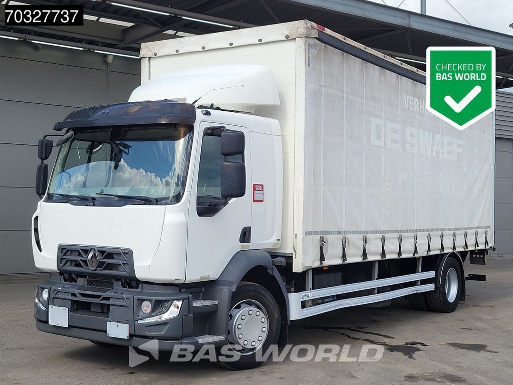 Renault D 280 4X2 18tonner Curtainsides 2000kg Ladebordwand Automatic Euro 6