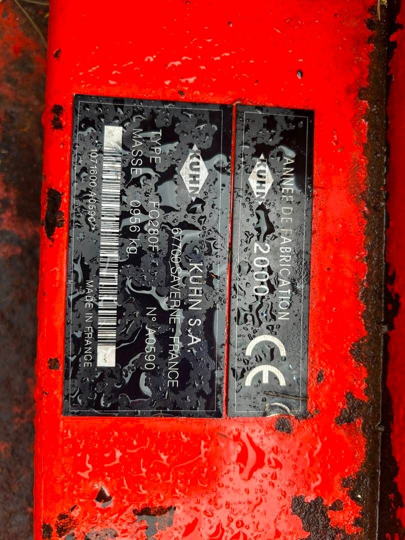 Kuhn FC280 F Frontmaaier