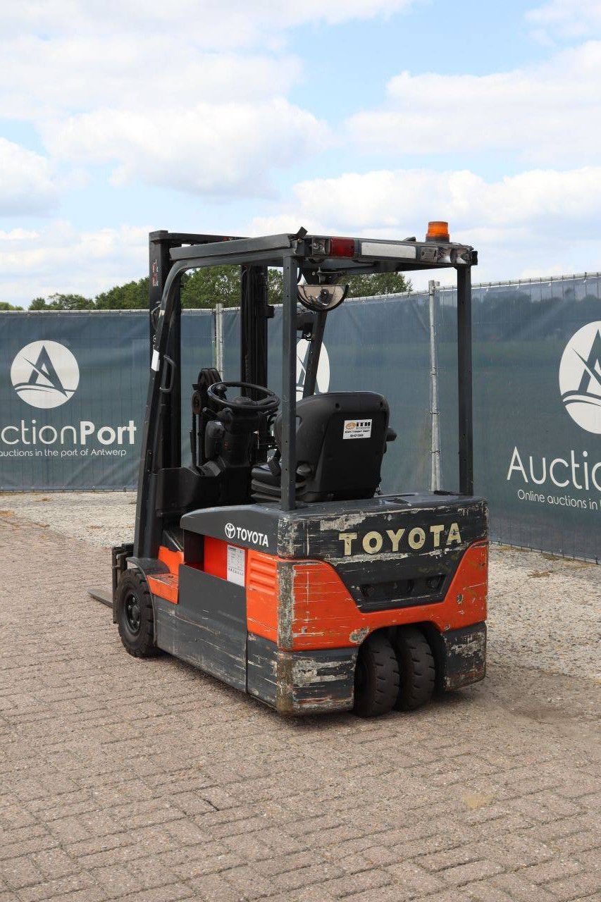 Toyota 7FBEF15 Electric Forklift 1380kg 3.3m 2005