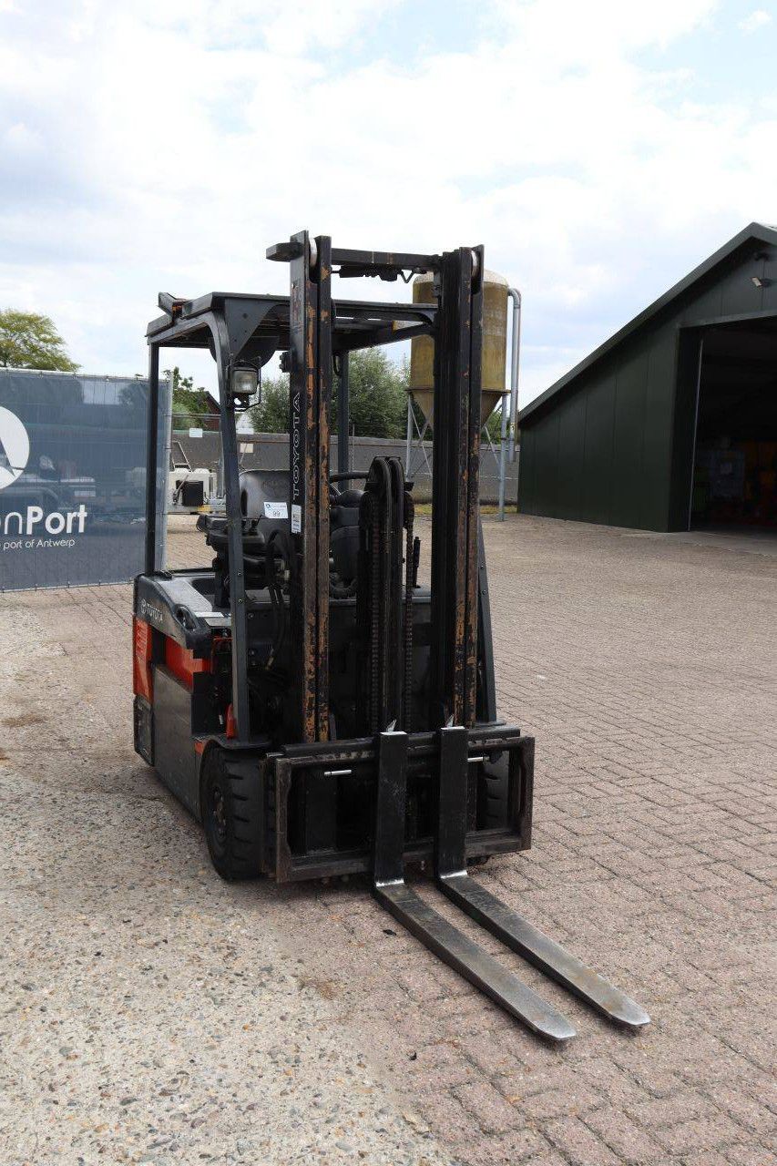 Toyota 7FBEF15 Electric Forklift 1380kg 3.3m 2005