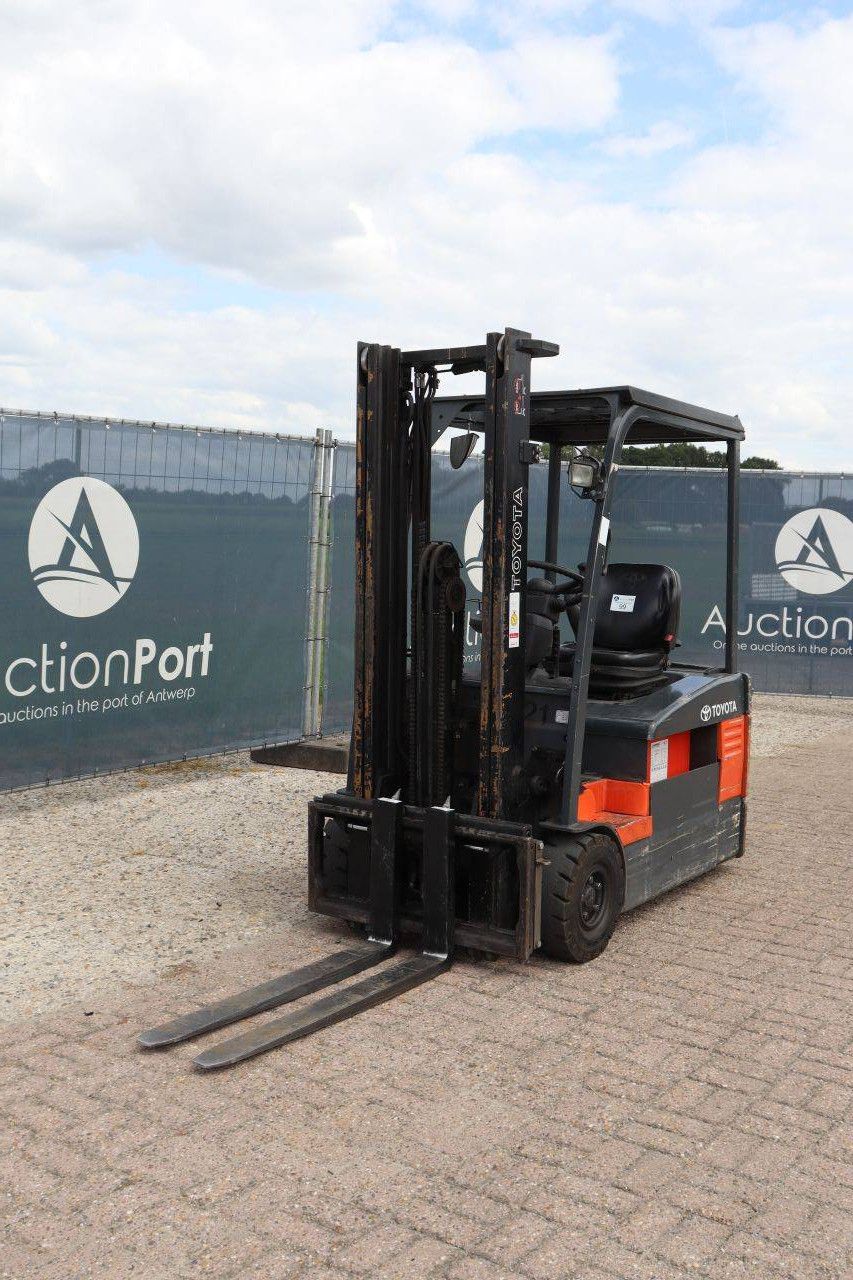 Toyota 7FBEF15 Electric Forklift 1380kg 3.3m 2005
