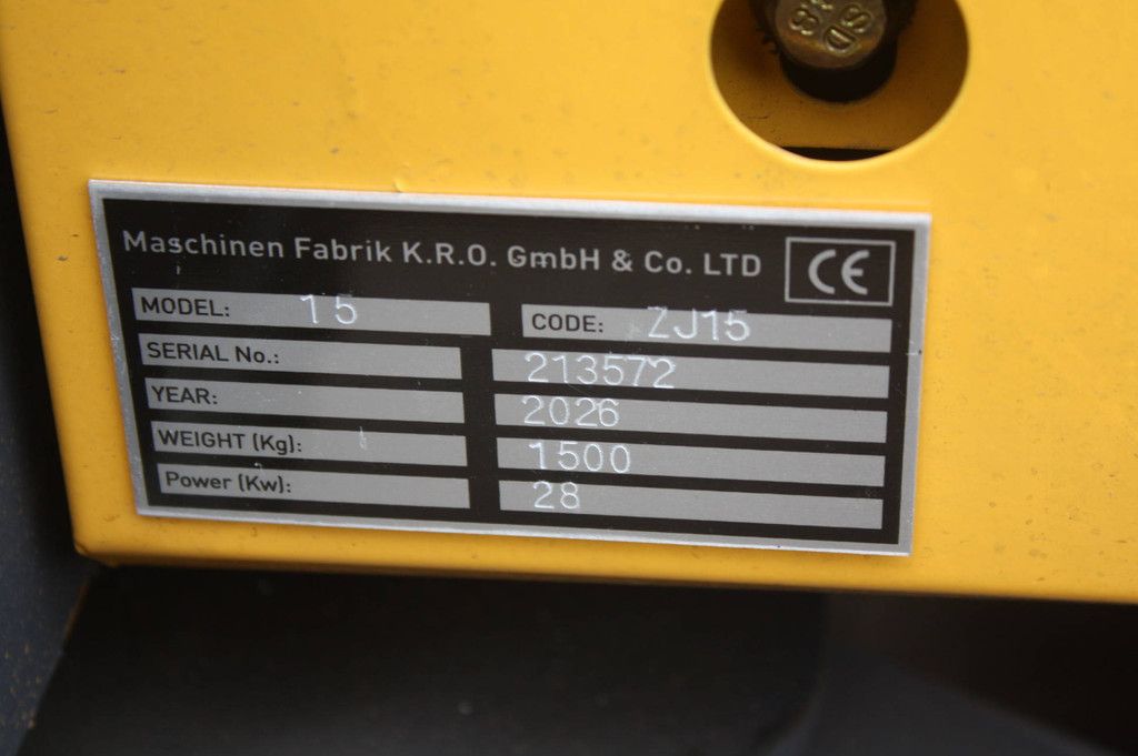Minibagger ZJ15 Diesel 28kW 2026 Neu