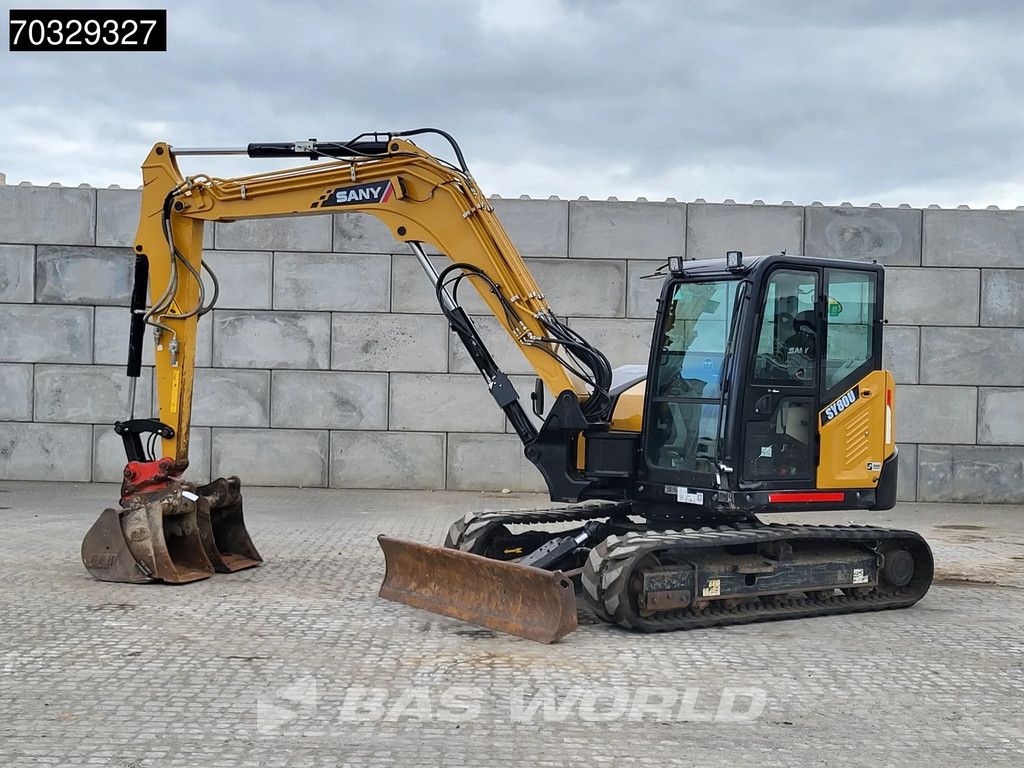 Sany SY80 U A/C - 3 Buckets