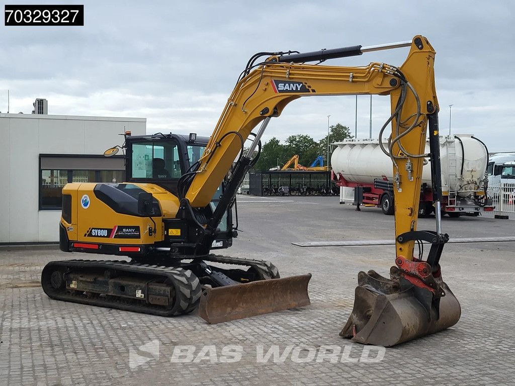 Sany SY80 U A/C - 3 Buckets