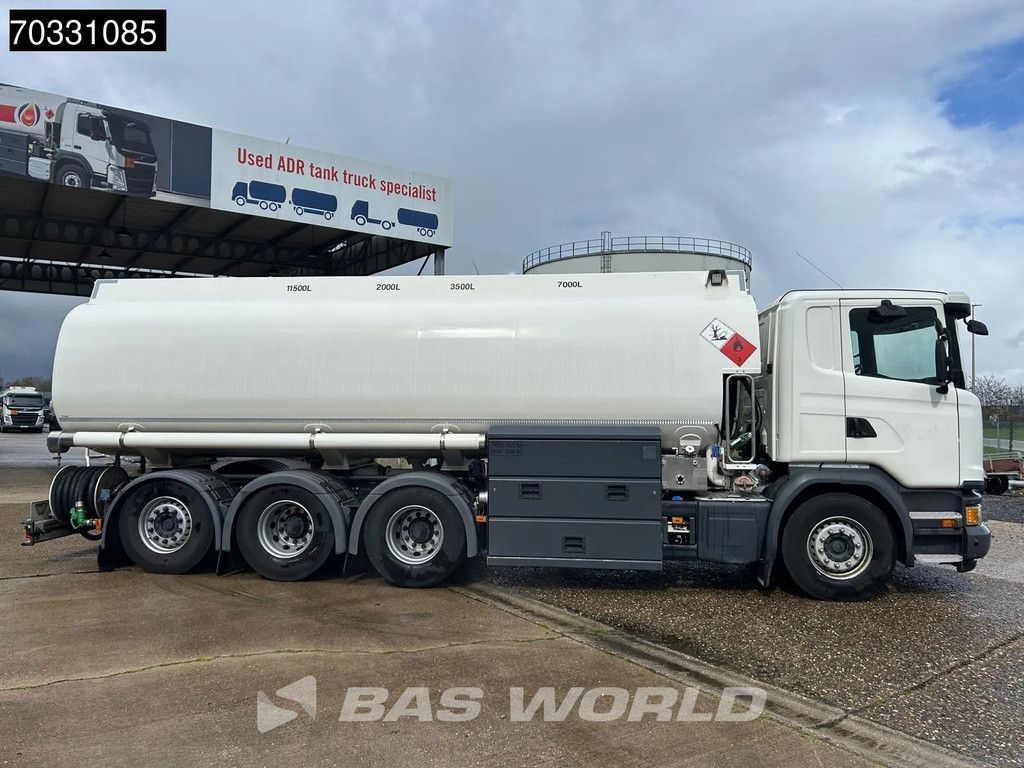 Scania G410 8X4 LAG Fuel tanker 26.257 Liters 4 compartments Steering Axle Automatic Euro 6