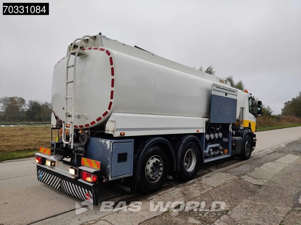 Scania P400 6X2 STOKOTA Fuel tanker 4 compartments 19.930 Liter Steering Axle Automatic Euro 5