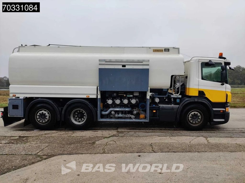 Scania P400 6X2 STOKOTA Fuel tanker 4 compartments 19.930 Liter Steering Axle Automatic Euro 5