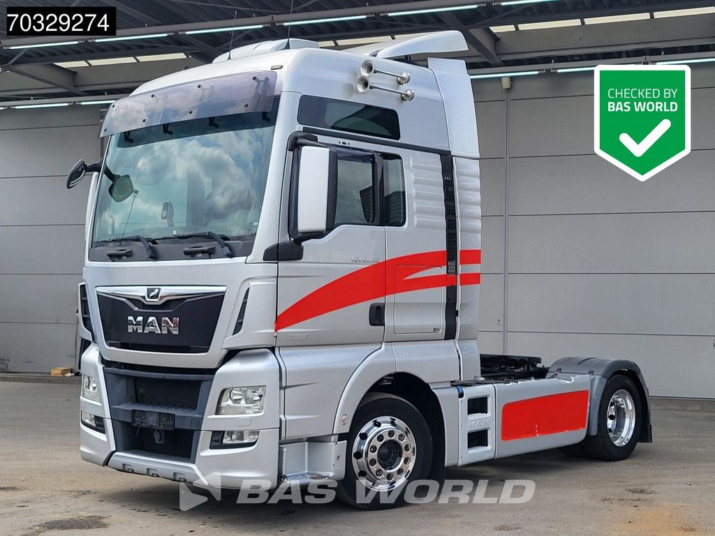 MAN TGX 18.560 4X2 XXL Retarder Full-Air 2x Tanks Standklima ACC Navi Alcoa's