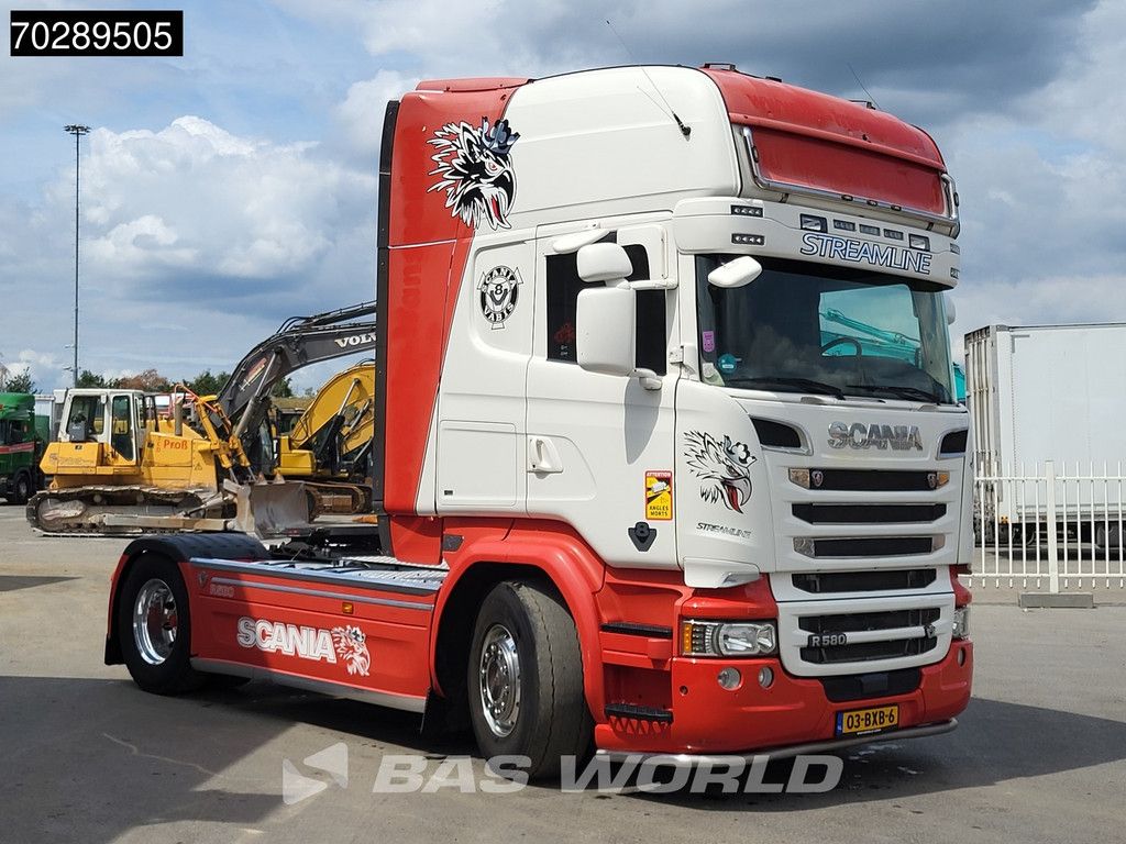 Scania R R580 4X2 V8 NL-Truck Retarder Full-Air 2x Tanks Alcoa's Leder