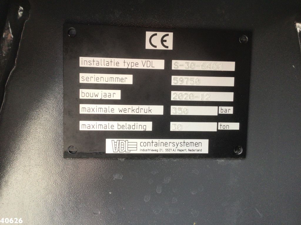 DAF FAQ CF 430 VDL 30 Ton haakarmsysteem