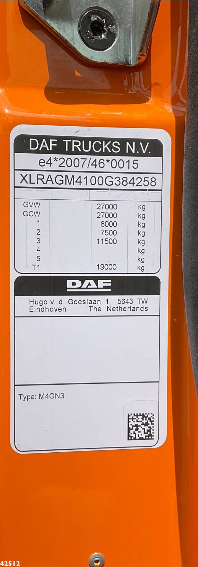 DAF FAG CF 300 Geesink 20m³