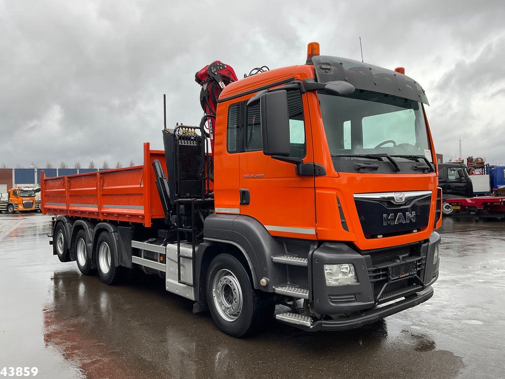 Man TGS 35.400 8x4 Euro 6 Palfinger 17 Tonmeter Z-kraan