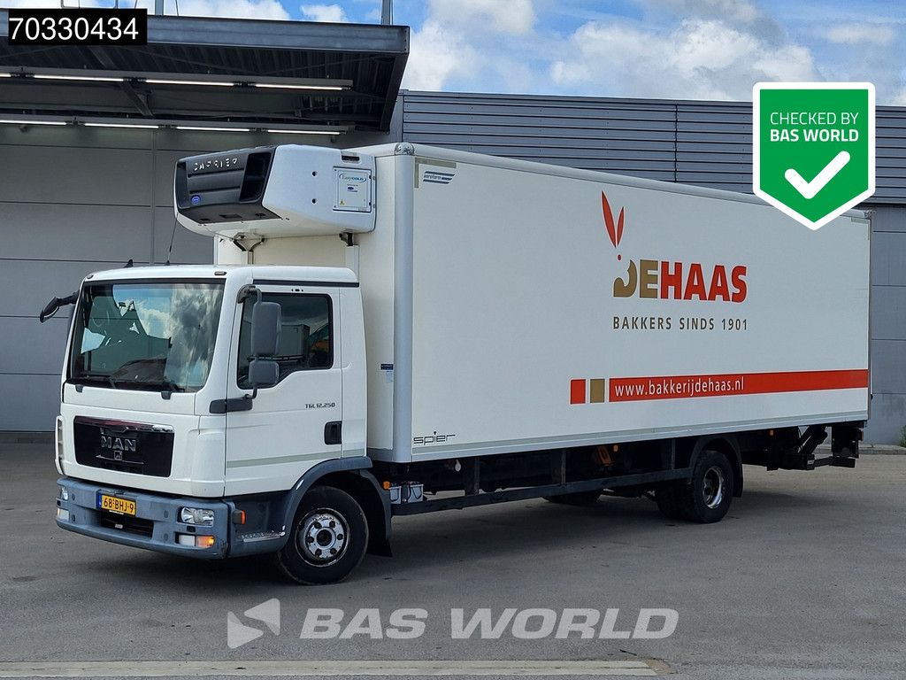 MAN TGL 12.250 4X2 12tons NL-truck APK 1500kg Ladebordwand Carrier Supra 950 Euro 6