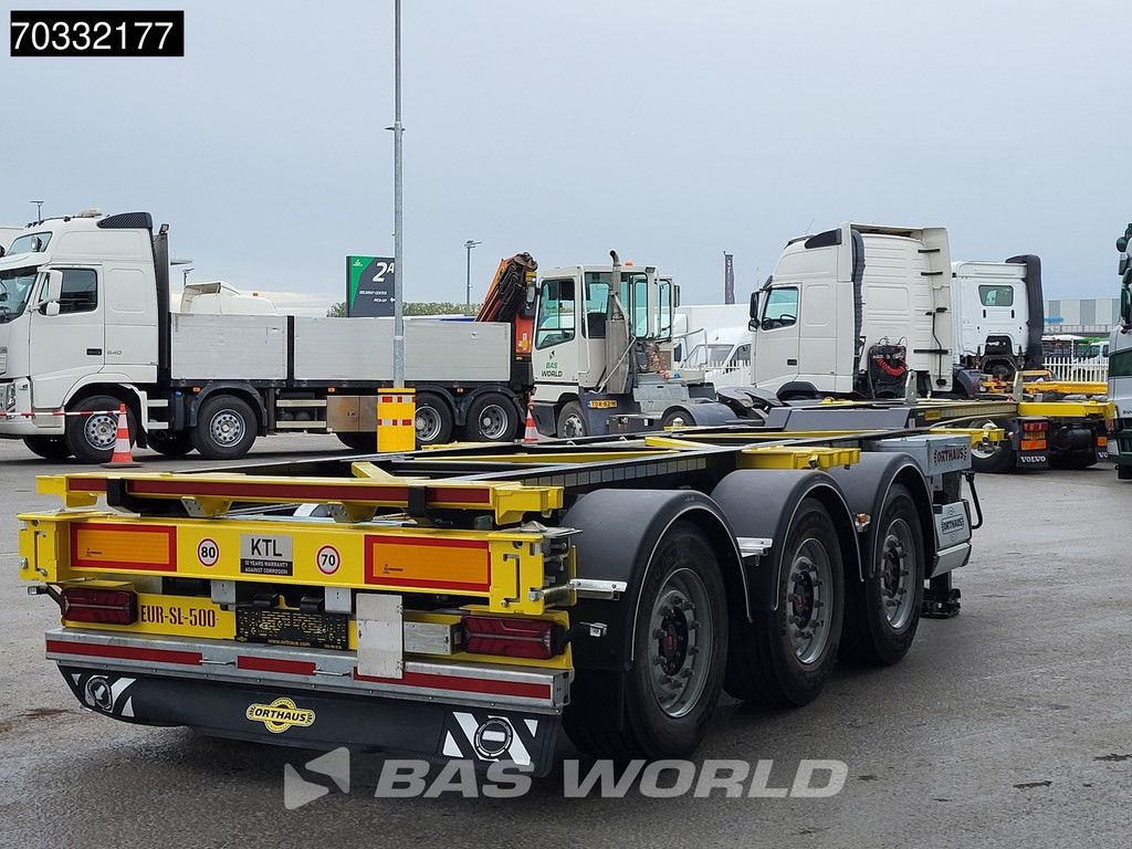 Orthaus CGS (Euro Slider 500) 3 axles Multi 45ft Lift Axle extendable SAF