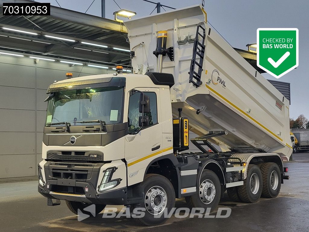 Volvo FMX 460 8X4 NEW! 13L Engine 19m3 Wielton Kipper Steelsuspension Big-Axle Automatic Euro 6