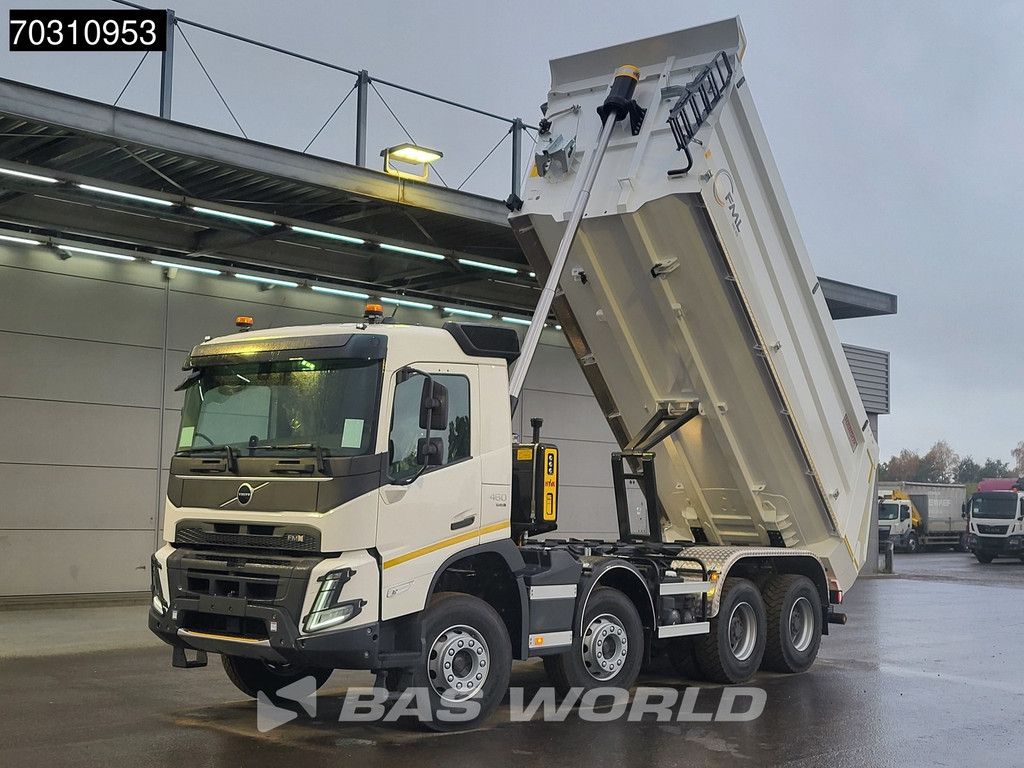 Volvo FMX 460 8X4 NEW! 13L Engine 19m3 Wielton Kipper Steelsuspension Big-Axle Automatic Euro 6