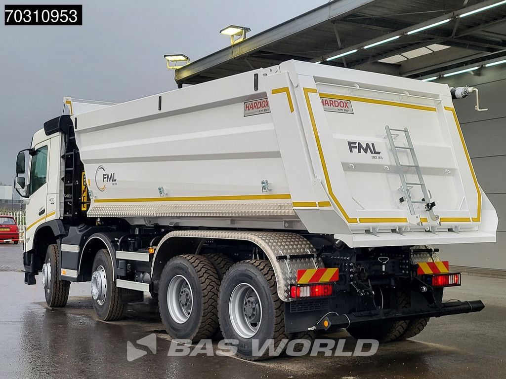 Volvo FMX 460 8X4 NEW! 13L Engine 19m3 Wielton Kipper Steelsuspension Big-Axle Automatic Euro 6