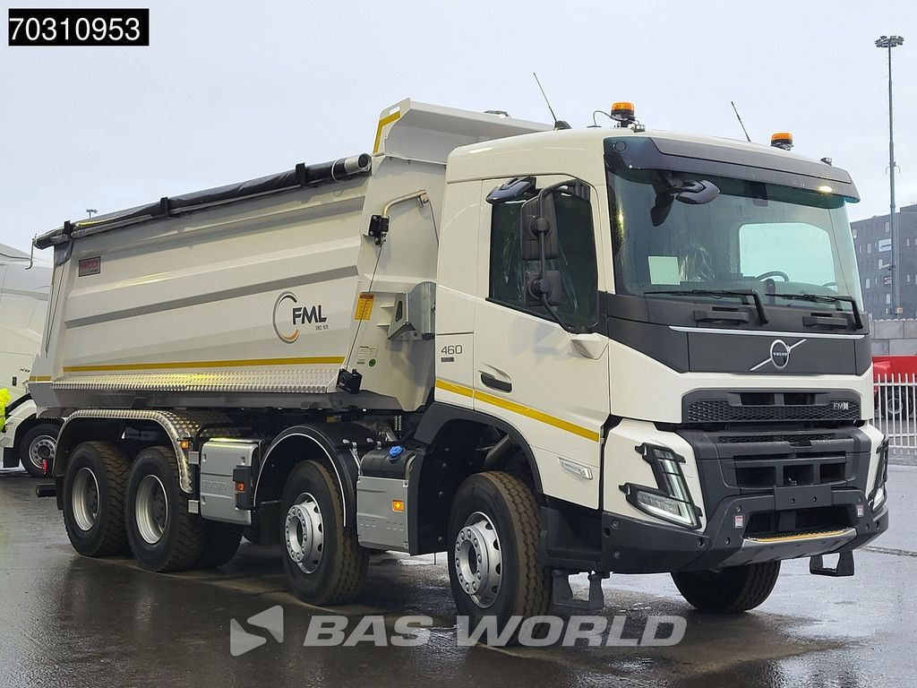 Volvo FMX 460 8X4 NEW! 13L Engine 19m3 Wielton Kipper Steelsuspension Big-Axle Automatic Euro 6