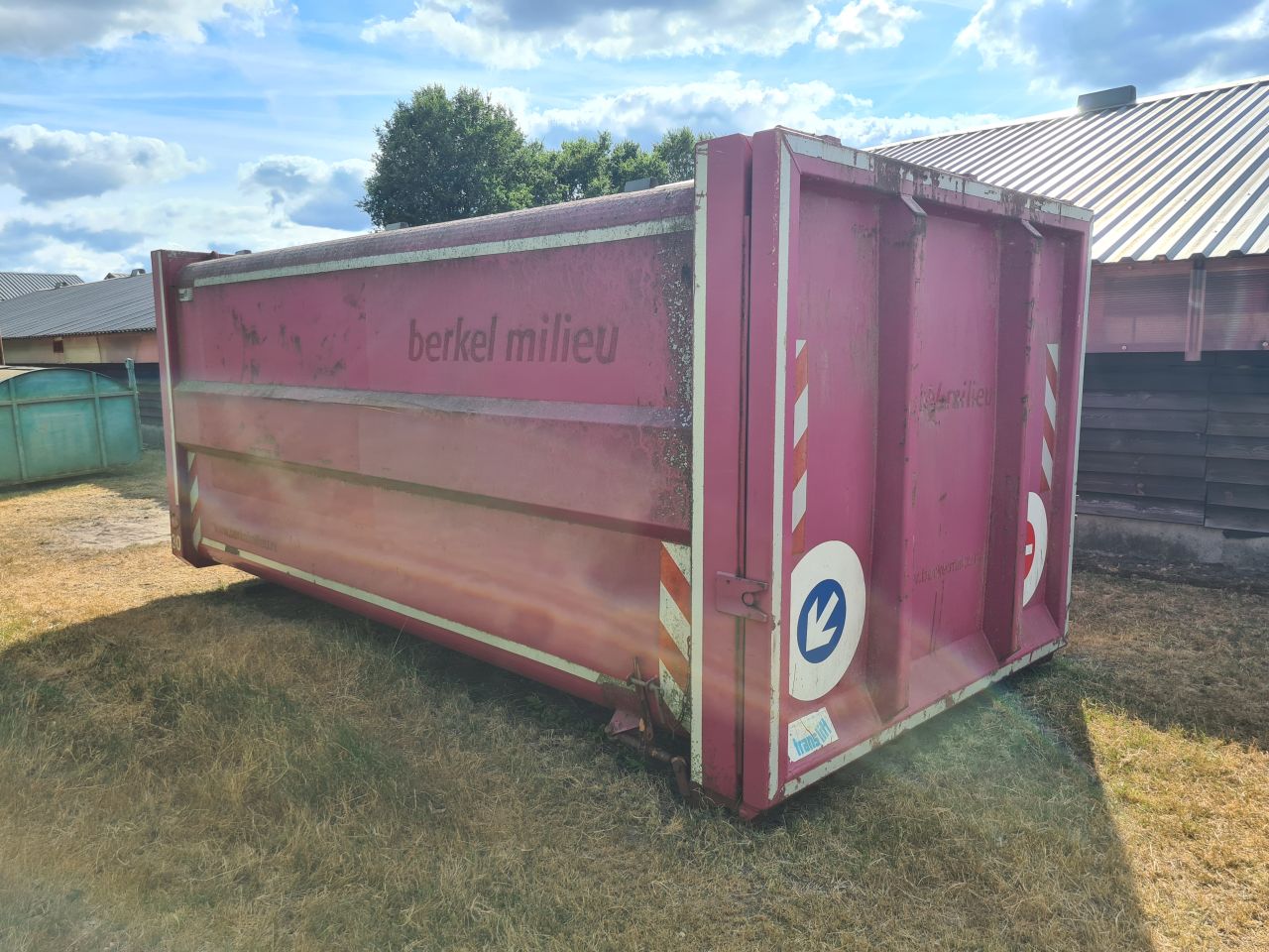 Translift persbak perscontainer container huls haakarm en kabel.