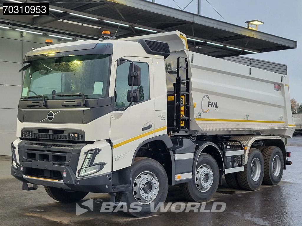 Volvo FMX 460 8X4 NEW! 13L Engine 19m3 Wielton Kipper Steelsuspension Big-Axle Automatic Euro 6