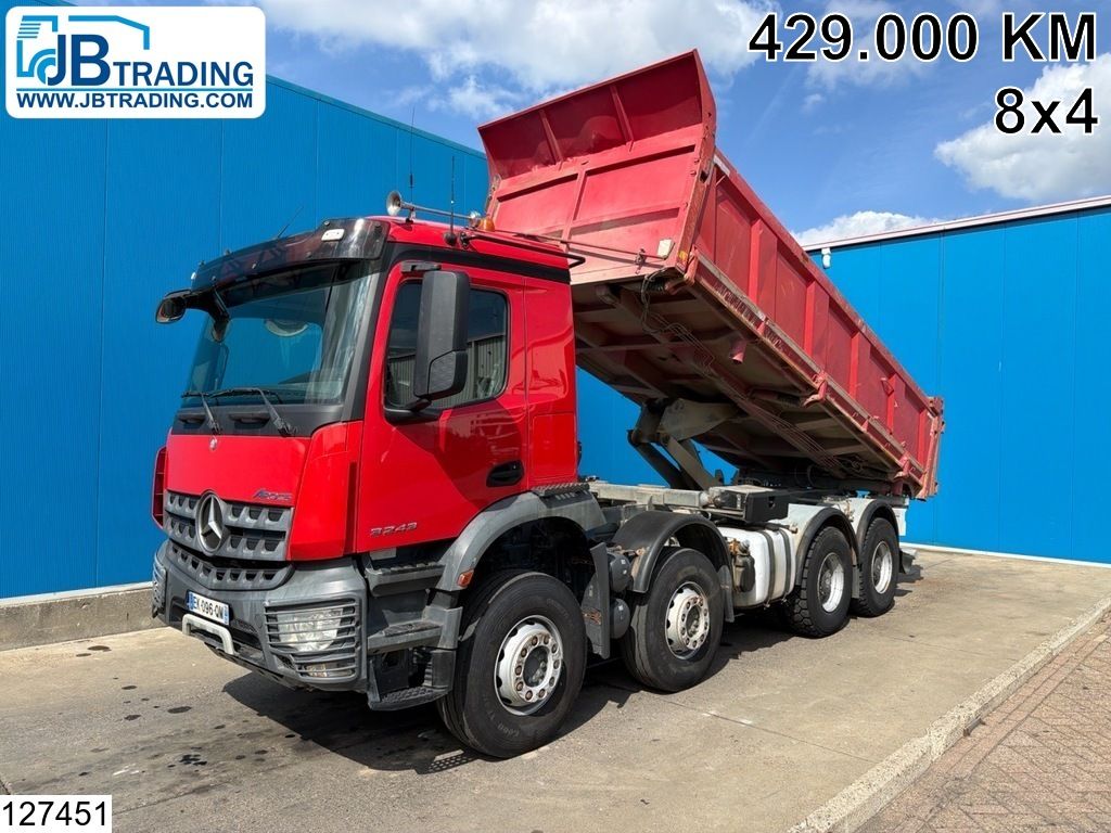 Mercedes Arocs 3243 8x4, EURO 6, Steel suspension, Mayenne