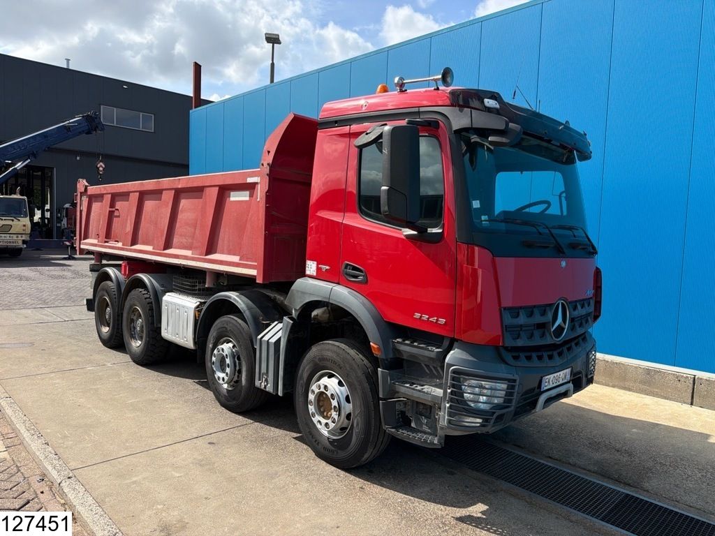 Mercedes Arocs 3243 8x4, EURO 6, Steel suspension, Mayenne
