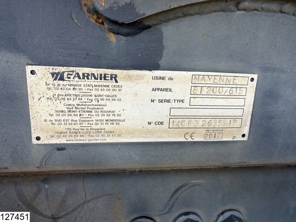Mercedes Arocs 3243 8x4, EURO 6, Steel suspension, Mayenne