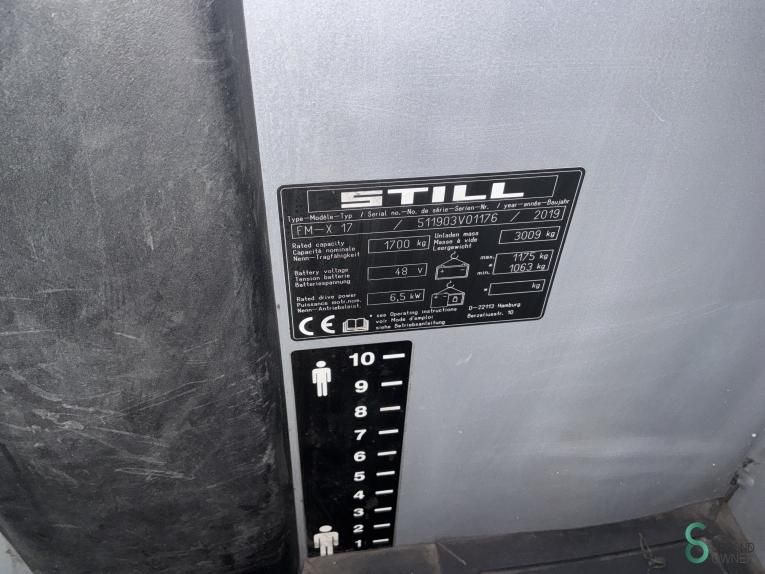 Schubmaststapler Elektrisch Still FM-X17 2019 Zerlegt