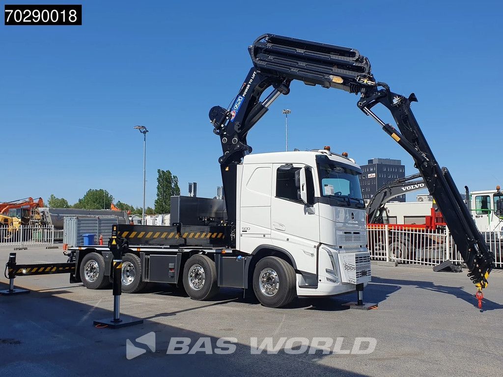 Volvo FH 500 8X2 NEW! HMF9520 K6 + JIB K6 Crane Kran Winch Fifth wheel VEB+