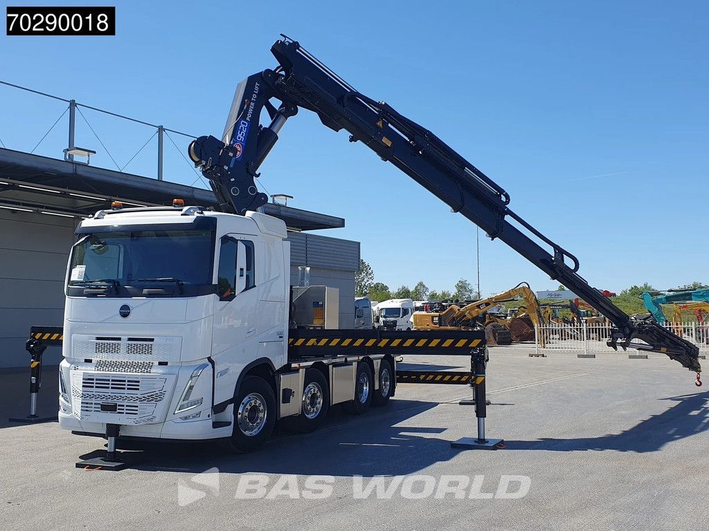 Volvo FH 500 8X2 NEW! HMF9520 K6 + JIB K6 Crane Kran Winch Fifth wheel VEB+