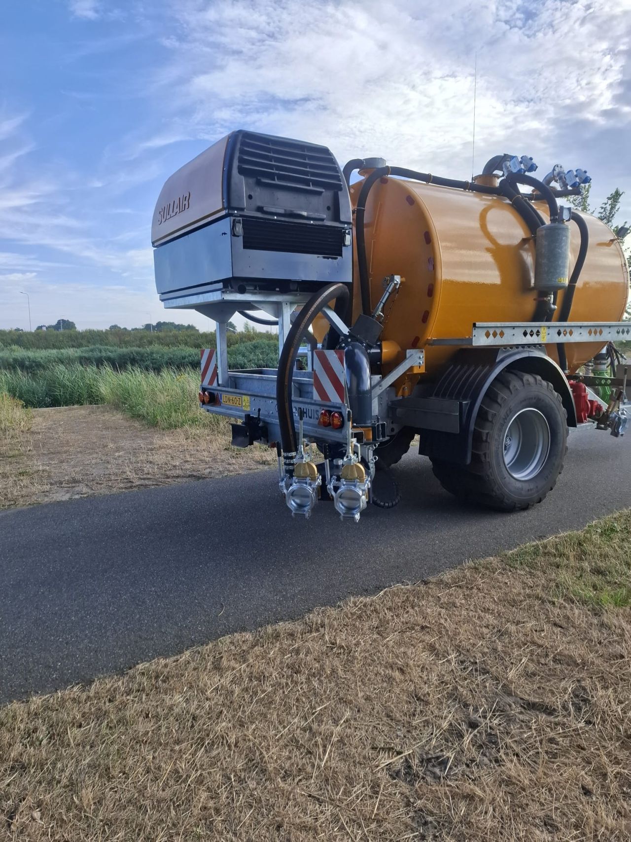 Volautomatische sleepslang pomp met afstands bediening
